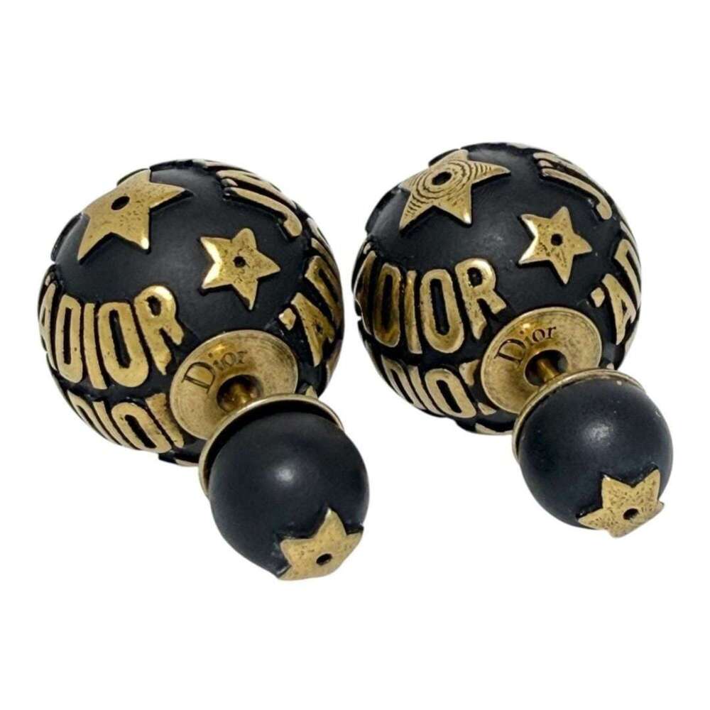 Christian Dior Dior Women's Tribal Earrings, J'A Ball Black